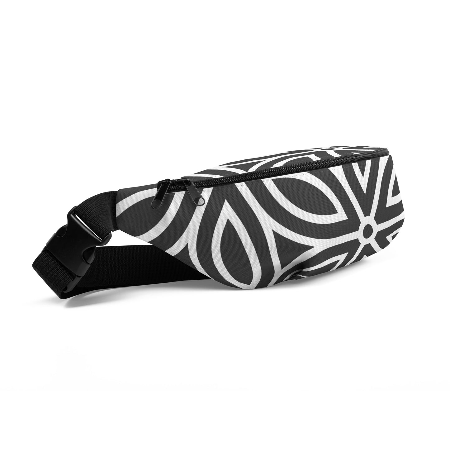 Black/White Bold Fanny Pack