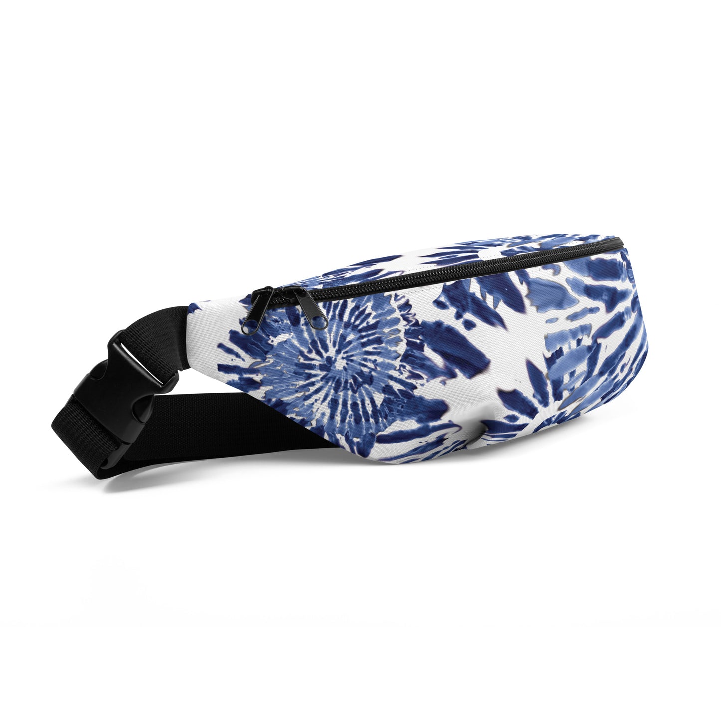 Blue Tie Dye Fanny Pack