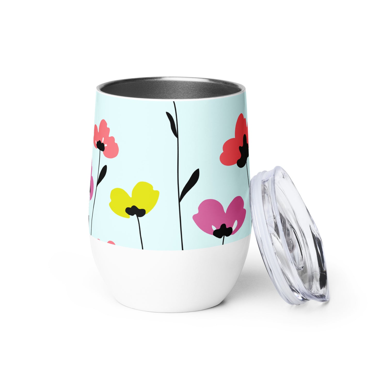 Floral Wine tumbler