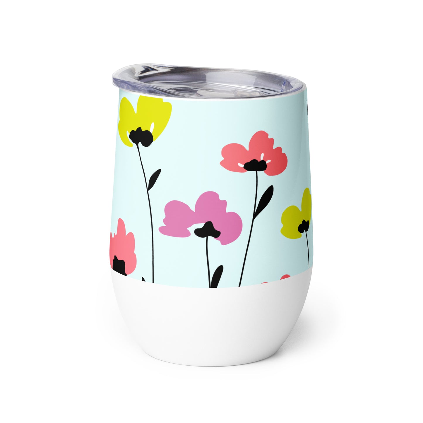 Floral Wine tumbler