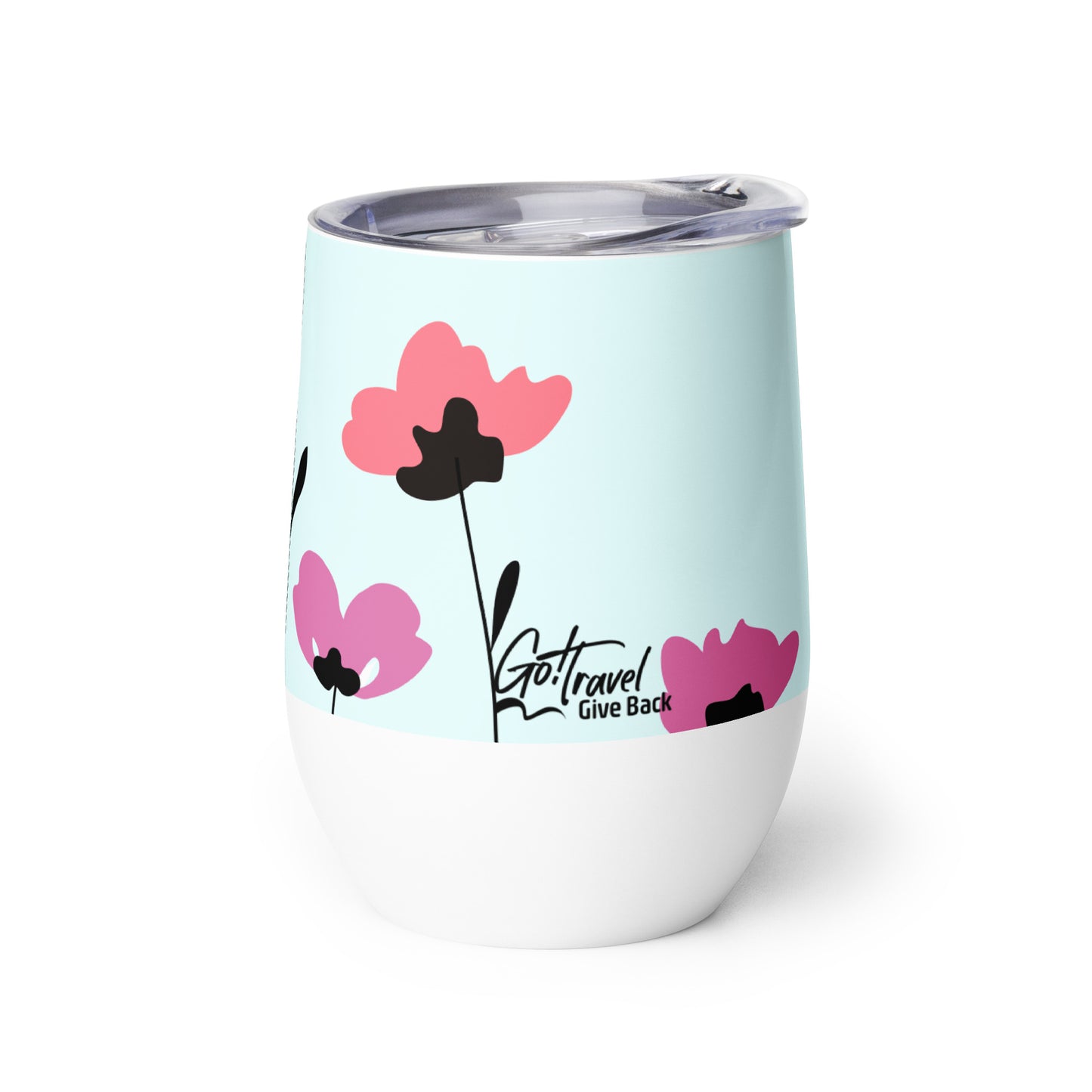Floral Wine tumbler