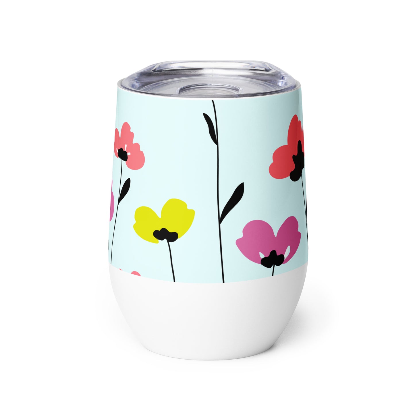 Floral Wine tumbler